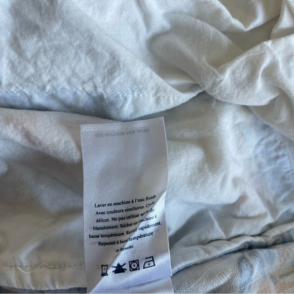 NWT Faherty Lelia blue white tropical print jumpsuit nwot 30556 - Picture 13 of 14